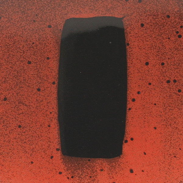 DH022 11" Black and Red "Portal" Platter