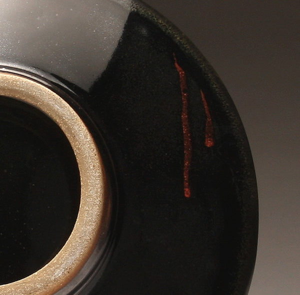 DH022 11" Black and Red "Portal" Platter