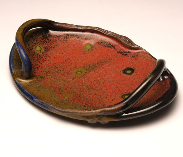 DH023 Handled Oval Platter