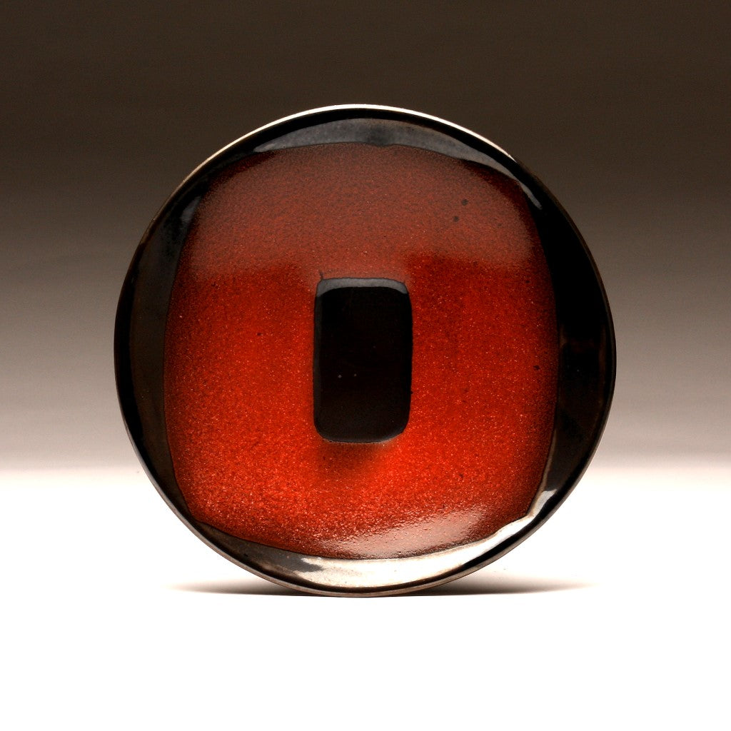 DH099 8" Red and Black Portal Platter