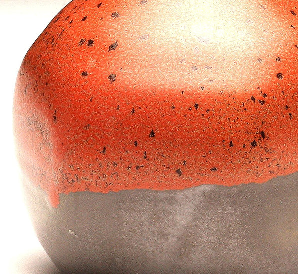 GH044 Red and Black Triangular Bottle