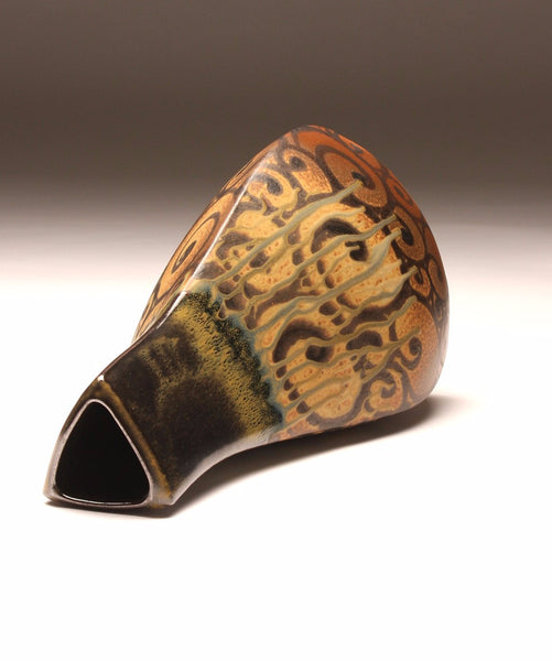 DH047 Large Spiral Tattoo Vase