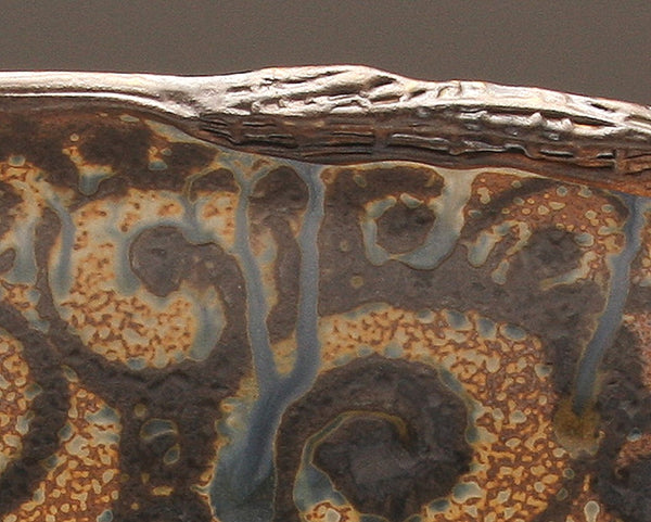 DH056 Spiral Tattoo Extra Large Handled Oval Platter