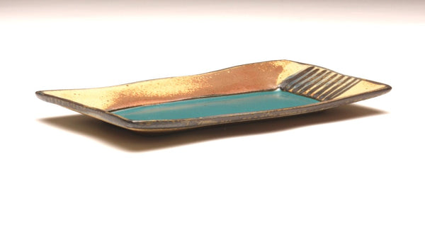 DH062 Rectangular Plate in Teal