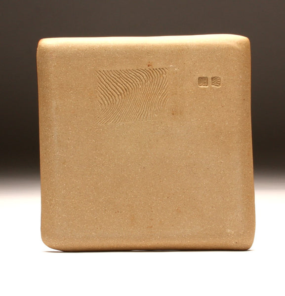 DH078 Large Square Plate with Stripes and 8 glazes!