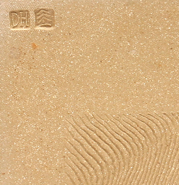 DH093 Square Plate with Trailed Glazes