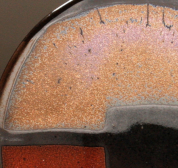 DH036 8" Red, Purple and Black Portal Platter