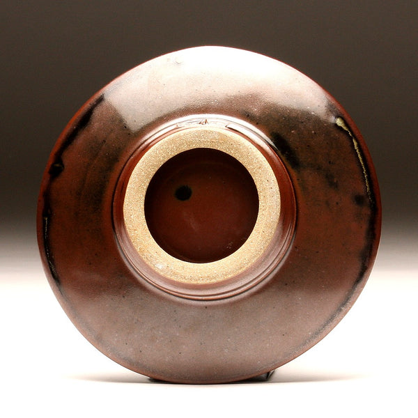 DH100 8" Teal and Tenmoku Flower