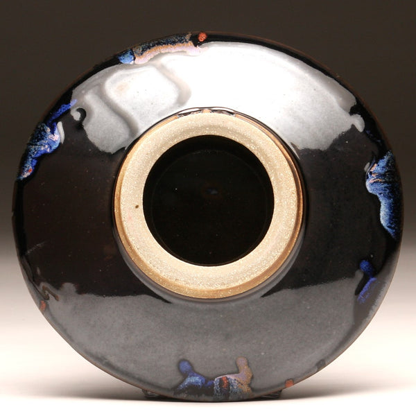 DH203 8" Landscape Platter in Blue, Red, Purple, and Black