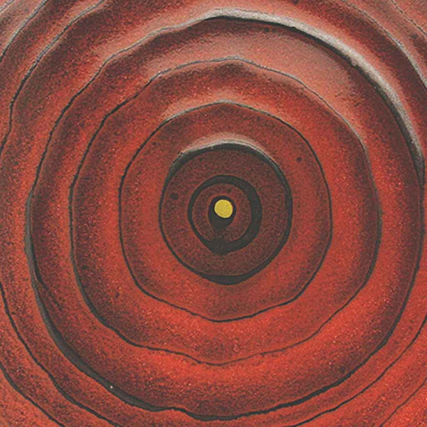 DH285 15"Red Circles Platter