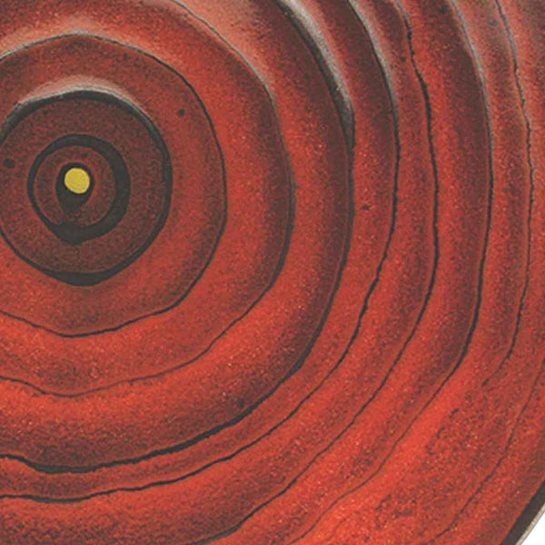 DH285 15"Red Circles Platter