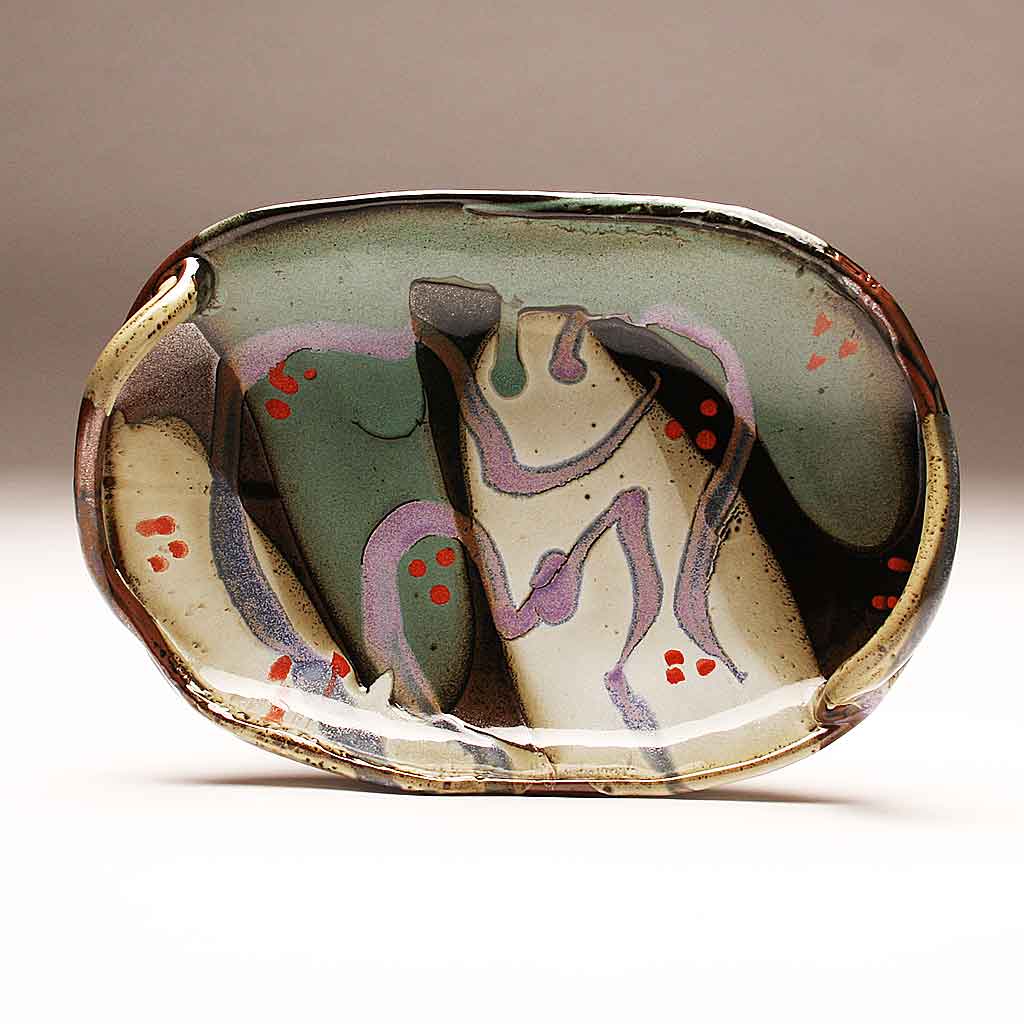 DH288  Landscape Handled Oval Platter