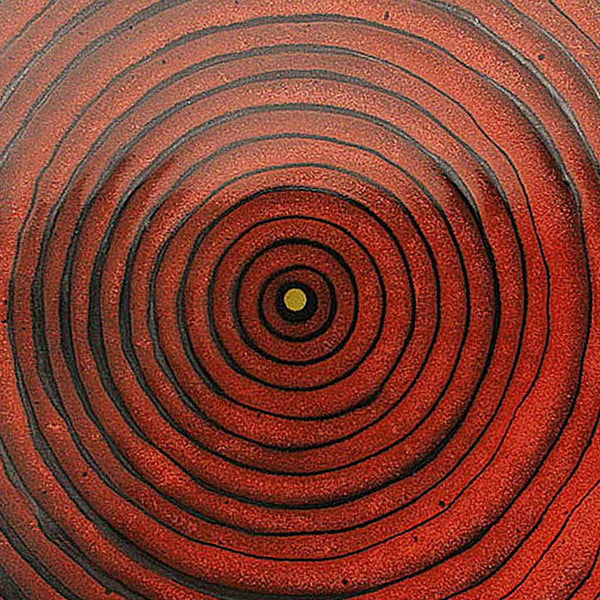 DH291 Red Circles Platter
