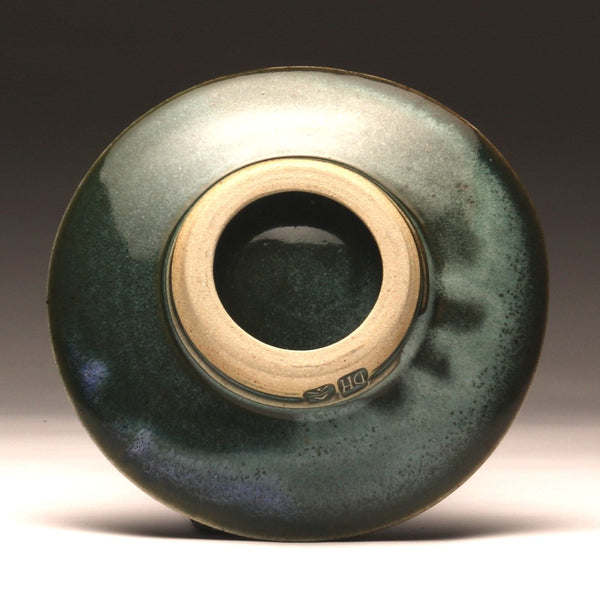DH038 8" Purple and Teal Waves Platter
