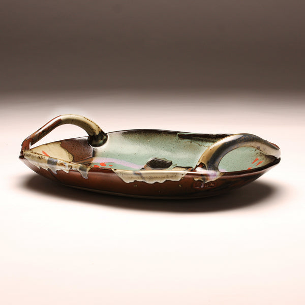 DH288  Landscape Handled Oval Platter