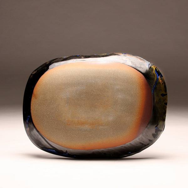 DH289  Cosmic Handled Oval Platter