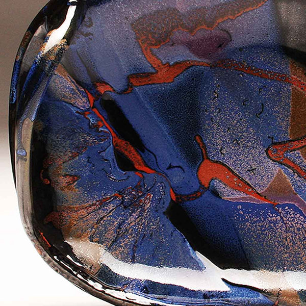 DH289  Cosmic Handled Oval Platter