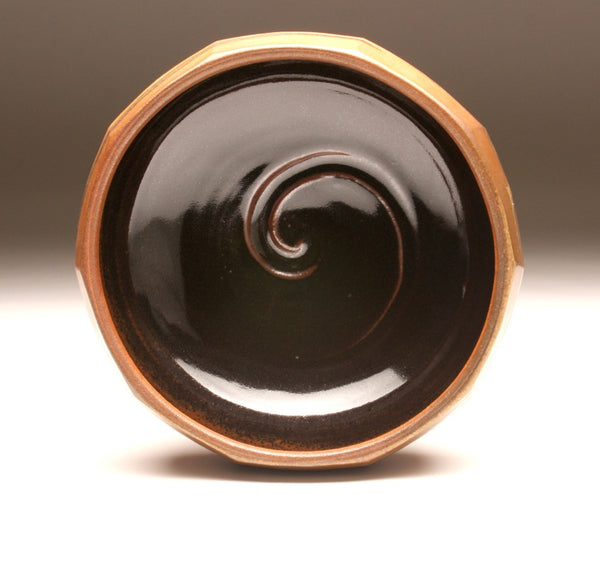 GH002 Large Cut-Sided Bowl with Ten Facets
