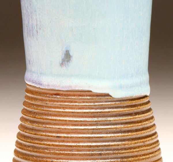 GH012 Chun Blue "Groovy" Vase
