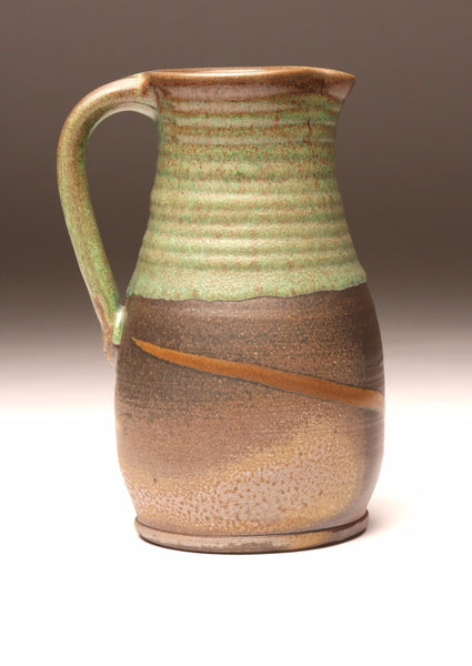 GH019 Woodfired Pitcher with Green Top