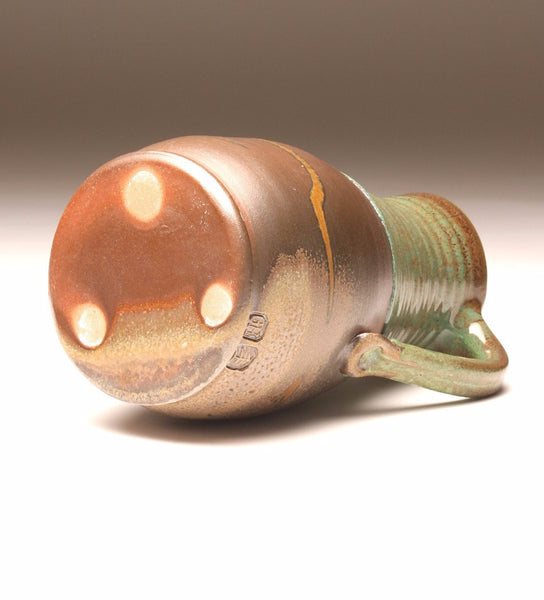 GH019 Woodfired Pitcher with Green Top