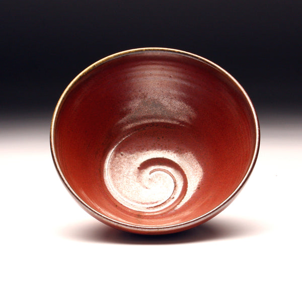 GH042 Small Woodfired Bowl in Persimmon