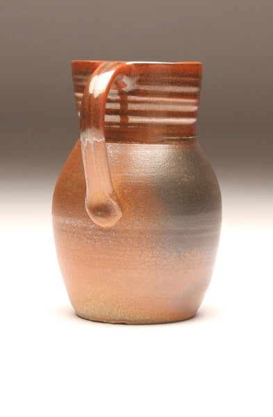 GH056 half-gallon pitcher woodfired persimon and ash