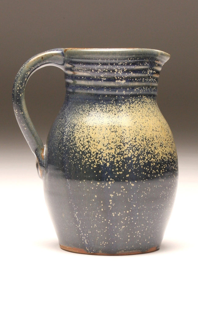 GH057 half-gallon pitcher woodfired blue