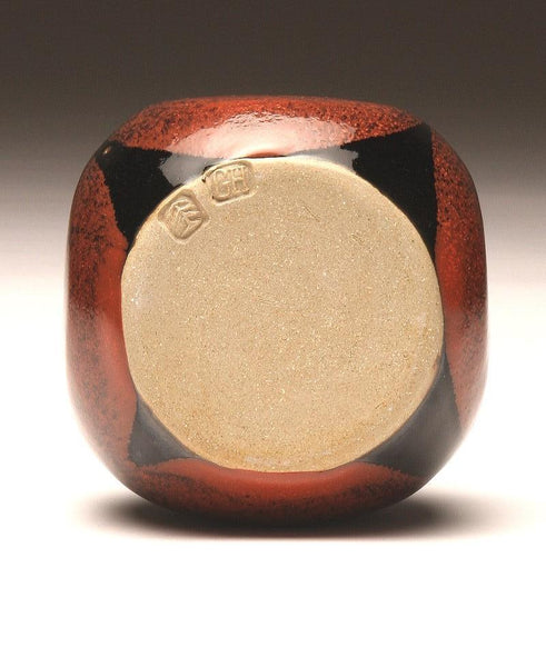 GH063 square bottle with black and red