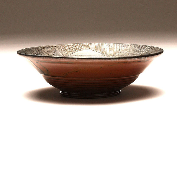 GH066 Large Flat Carved Rim Bowl