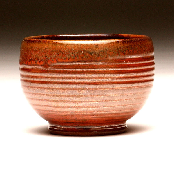 GH070 Small Woodfired Bowl in Persimmon