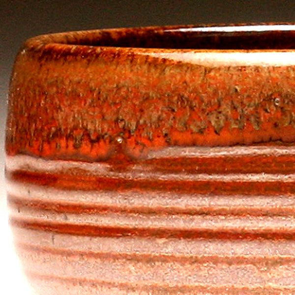 GH070 Small Woodfired Bowl in Persimmon