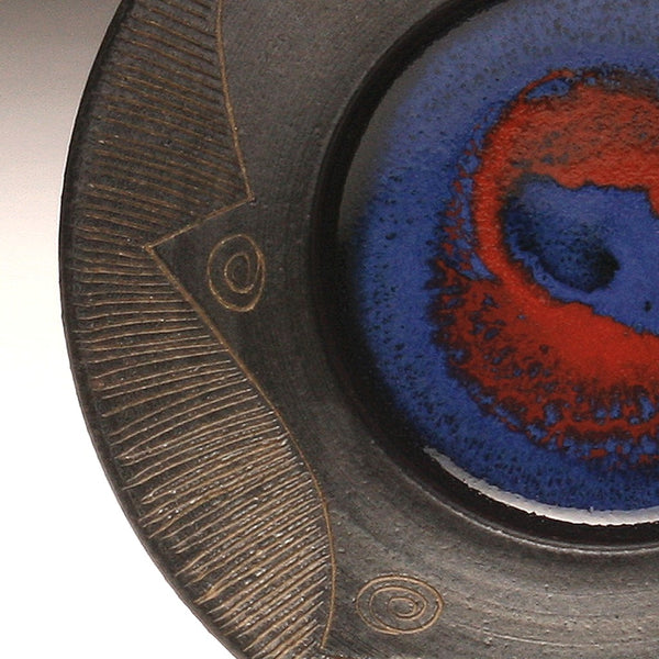 GH081 Small Carved Rim Bowl