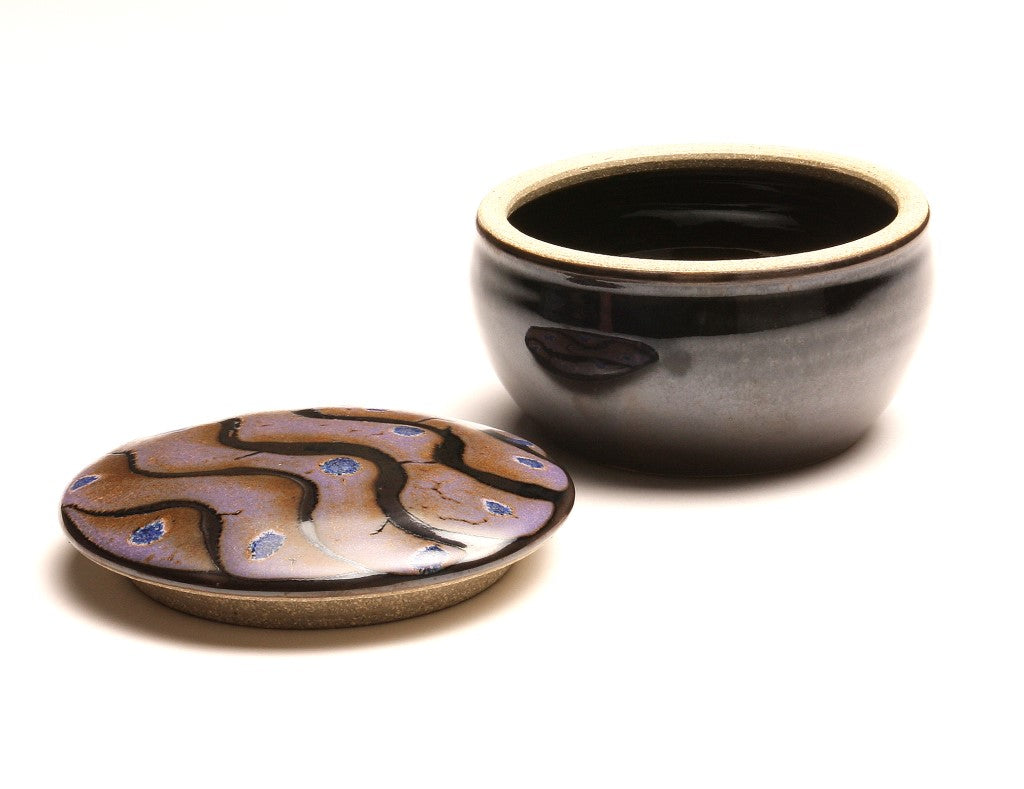GH086 Purple Waves Covered Box