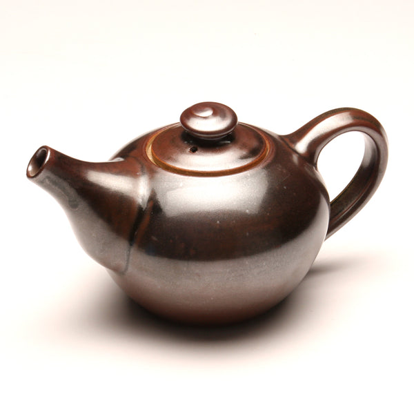 GH103 Small Tenmoku Woodfired Teapot