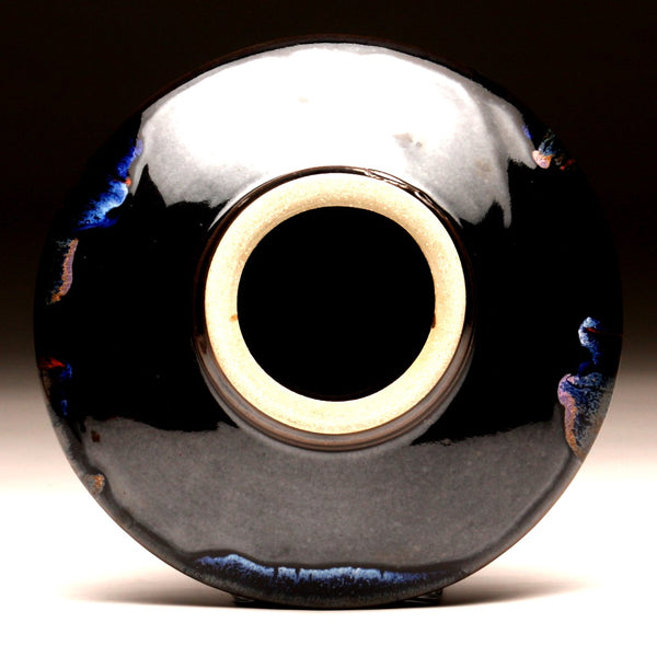 DH202 8" Landscape Platter in Blue, Red, Purple, and Black