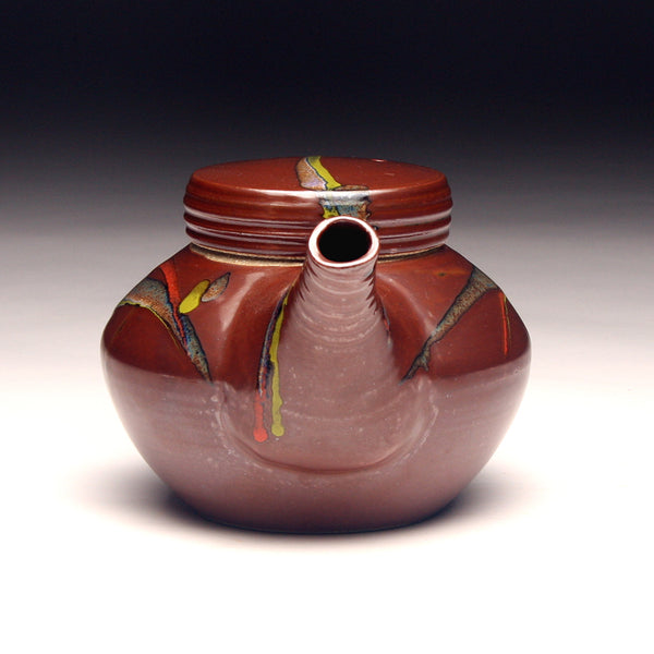 GH236 Tenmoku Carnival Teapot