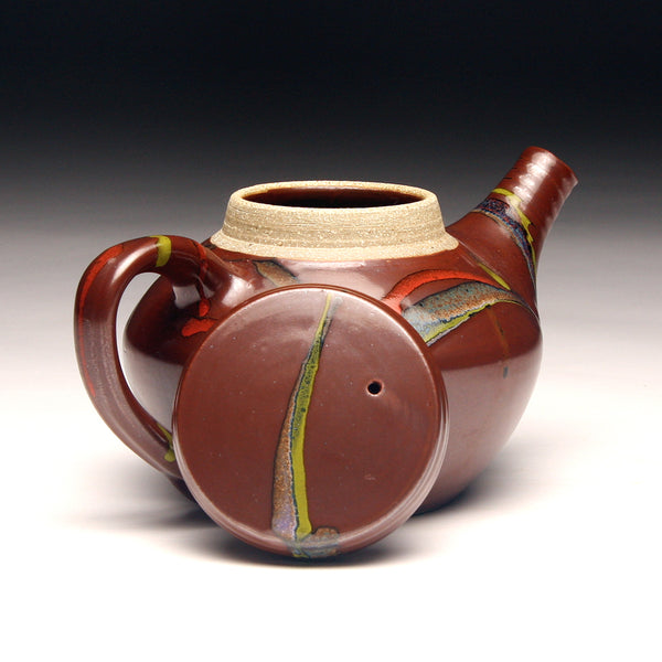 GH236 Tenmoku Carnival Teapot