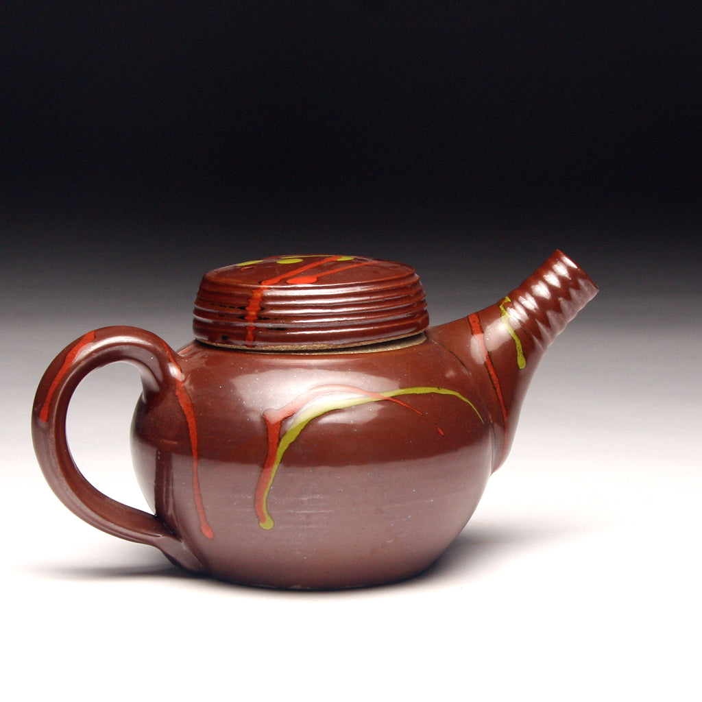 GH237 Tenmoku Carnival Teapot