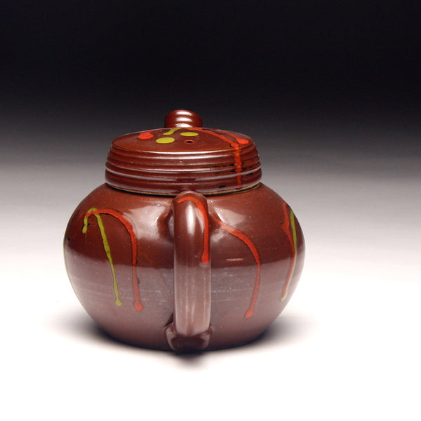 GH237 Tenmoku Carnival Teapot