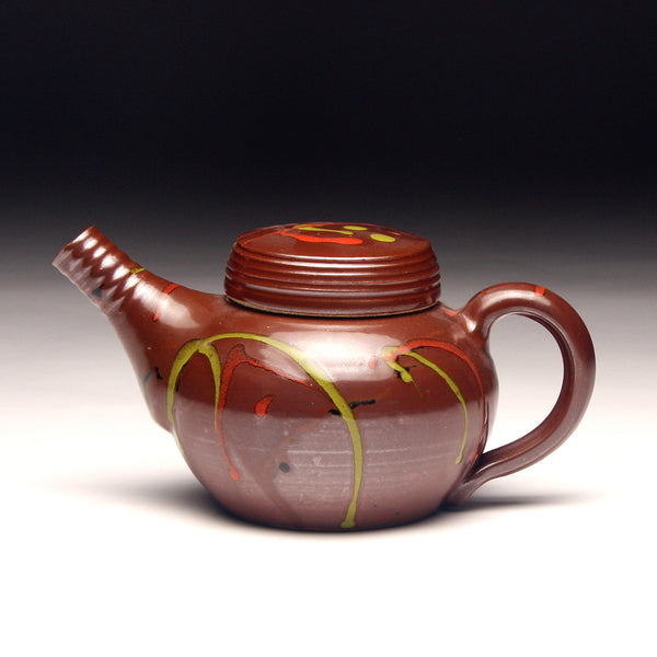 GH237 Tenmoku Carnival Teapot