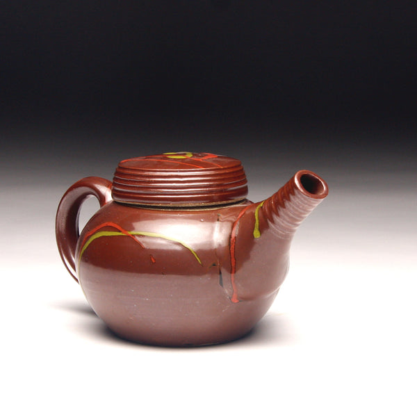 GH237 Tenmoku Carnival Teapot