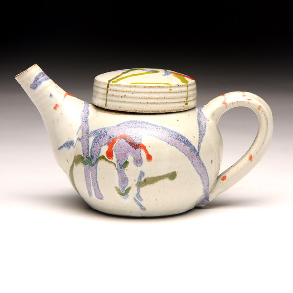 GH238 White Carnival Teapot
