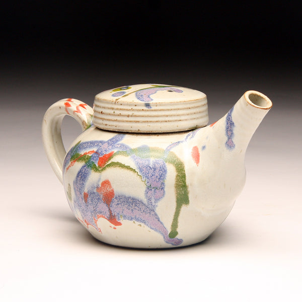 GH238 White Carnival Teapot