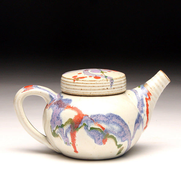 GH239 White Carnival Teapot