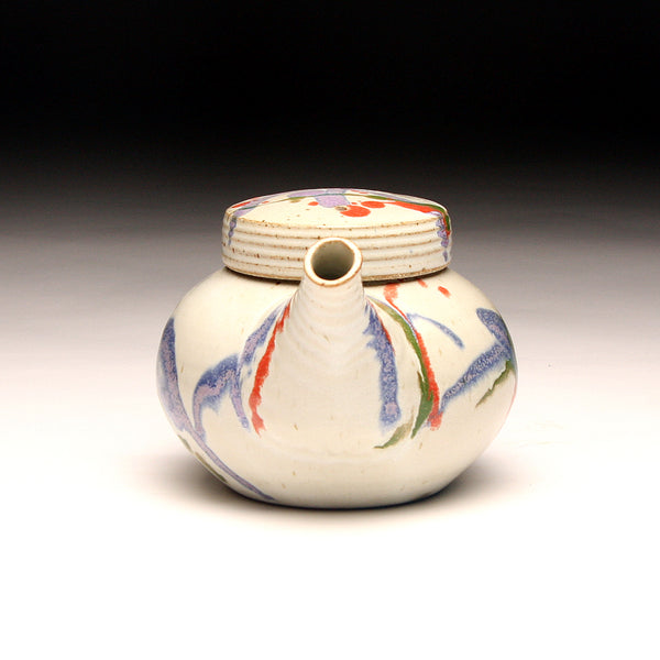 GH239 White Carnival Teapot