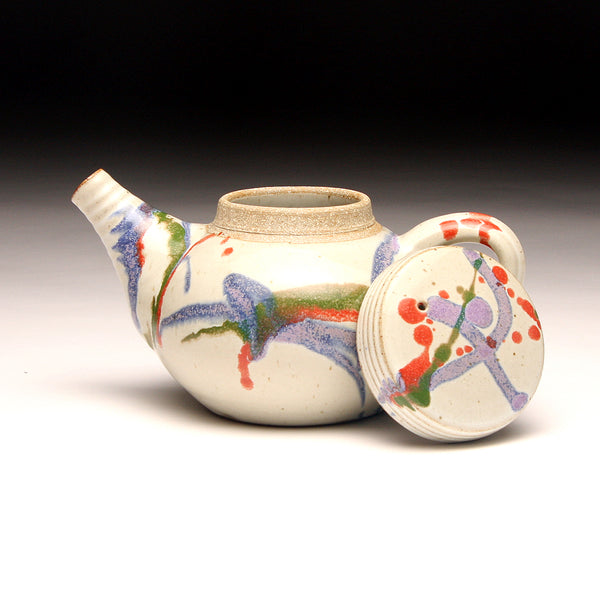 GH239 White Carnival Teapot