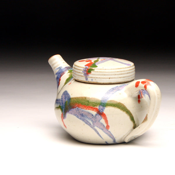 GH239 White Carnival Teapot