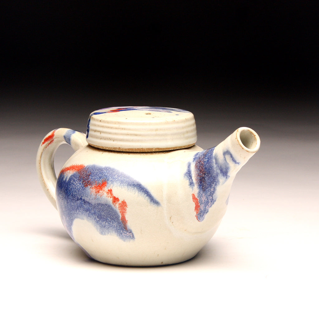 GH240 White Carnival Teapot