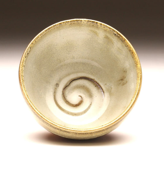 GH032 Small Wood Fired Bowl Chattered Texture